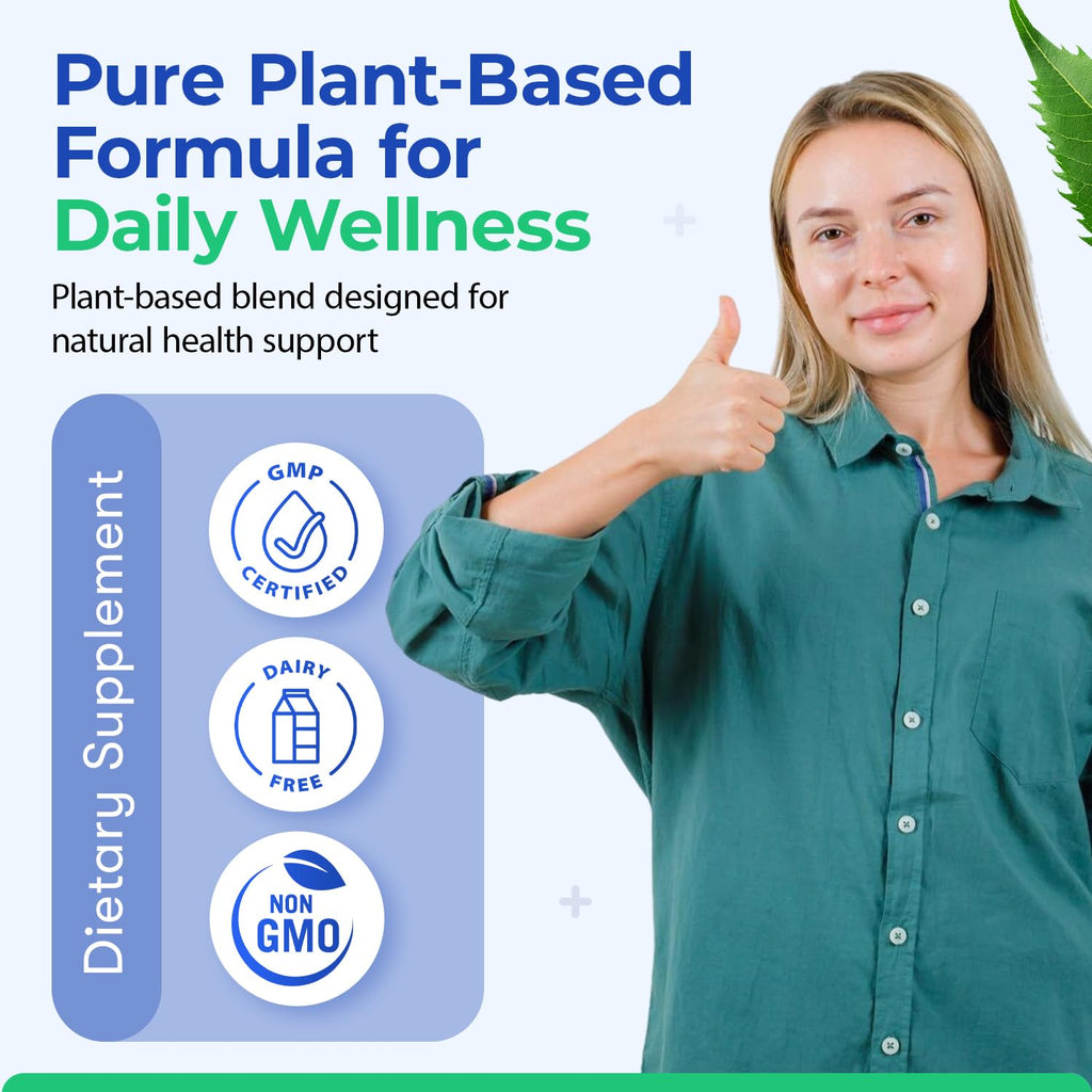 Zyzven Naturals Blood Sugar Support Supplement – 60 Vegan Capsules | Herbal Supplement with Moringa, Cinnamon, Ginger, Neem & Fenugreek | Plant-Based Wellness Supplement - Serving: 2 Capsules/Day - TrustMedUSA