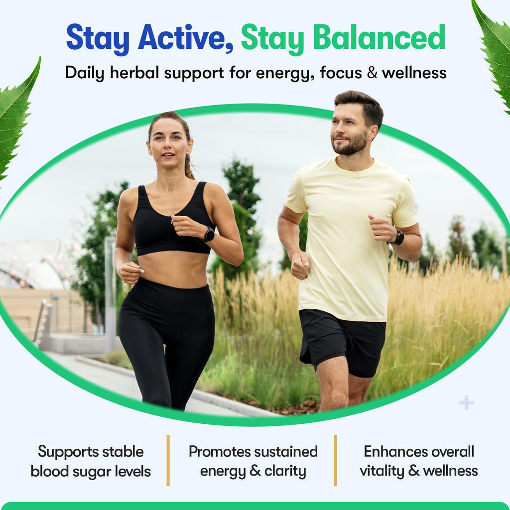 Zyzven Naturals Blood Sugar Support Supplement – 60 Vegan Capsules | Herbal Supplement with Moringa, Cinnamon, Ginger, Neem & Fenugreek | Plant-Based Wellness Supplement - Serving: 2 Capsules/Day - TrustMedUSA