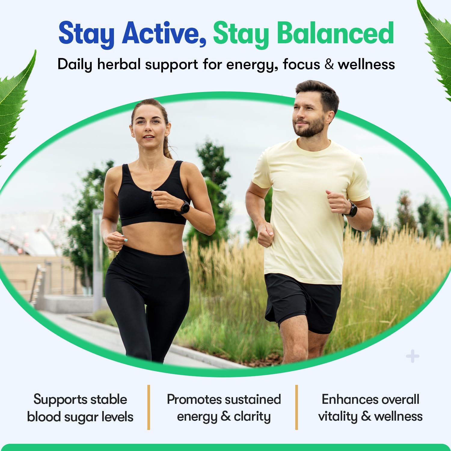 Zyzven Naturals Blood Sugar Support Supplement – 60 Vegan Capsules | Herbal Supplement with Moringa, Cinnamon, Ginger, Neem & Fenugreek | Plant-Based Wellness Supplement - Serving: 2 Capsules/Day - TrustMedUSA