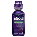 ZzzQuil, Sleep Aid, Nighttime Sleep Aid Liquid, 50 mg Diphenhydramine HCl, Fall Asleep Fast, Non-Habit Forming, Warming Berry Flavor, 12 FL OZ - Maple Wellness Supplements